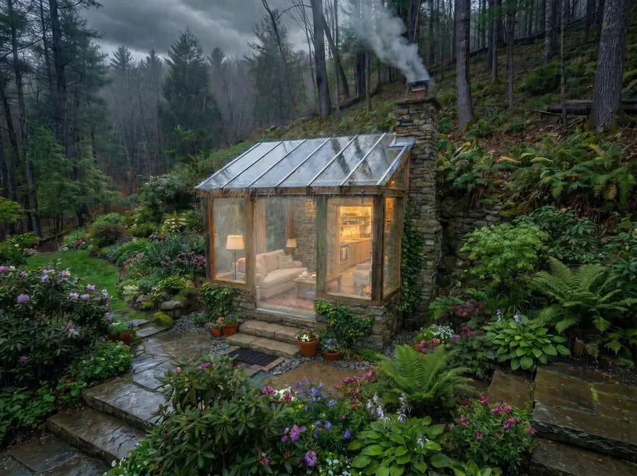 Natural Hillside Cavity House guide